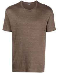 Мужская коричневая футболка с круглым вырезом от Malo