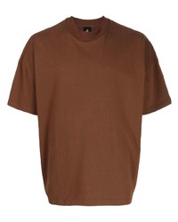 Мужская коричневая футболка с круглым вырезом от Thom Krom
