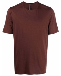 Мужская коричневая футболка с круглым вырезом от Veilance