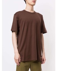 Мужская коричневая футболка с круглым вырезом от Mastermind World