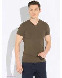 Мужская коричневая футболка от DOCTOR E