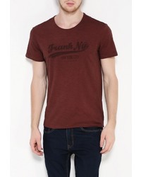 Мужская коричневая футболка от Frank NY