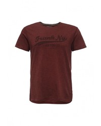 Мужская коричневая футболка от Frank NY