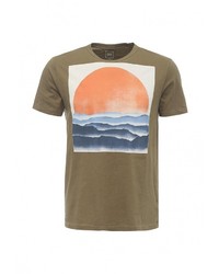 Мужская коричневая футболка от Gap