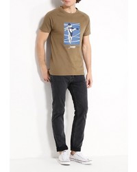 Мужская коричневая футболка от Heritage