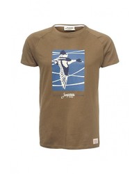 Мужская коричневая футболка от Heritage