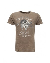 Мужская коричневая футболка от Kamora