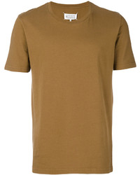 Мужская коричневая футболка от Maison Margiela
