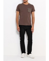 Мужская коричневая футболка от Mezaguz