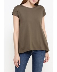 Женская коричневая футболка от Motivi