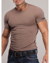 Мужская коричневая футболка от OPIUM