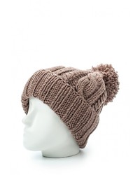 Женская коричневая шапка от Check Ya Head