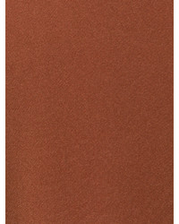 Коричневая шелковая юбка от Jil Sander