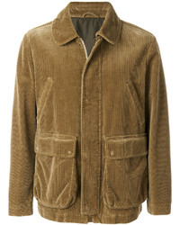 Мужская коричневая шерстяная куртка от Aspesi