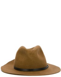 Мужская коричневая шерстяная шляпа от Diesel
