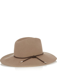 Женская коричневая шерстяная шляпа от Emilio Pucci