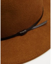 Мужская коричневая шерстяная шляпа от Catarzi