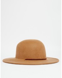 Женская коричневая шерстяная шляпа от Brixton