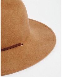 Женская коричневая шерстяная шляпа от Brixton