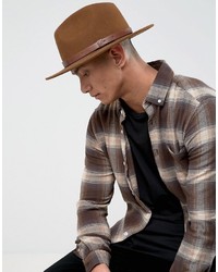 Мужская коричневая шляпа от Brixton