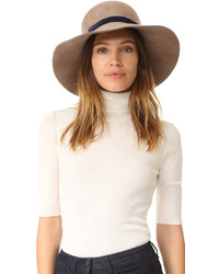 Женская коричневая шляпа от Eugenia Kim