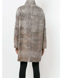 Коричневая шуба от Liska