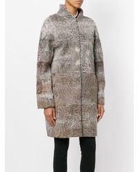 Коричневая шуба от Liska