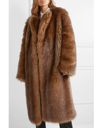 Коричневая шуба от Givenchy