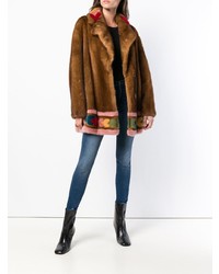 Коричневая шуба от Blancha