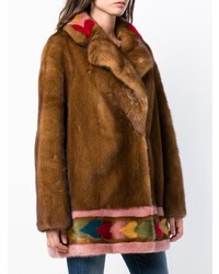 Коричневая шуба от Blancha