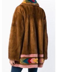 Коричневая шуба от Blancha