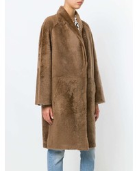 Коричневая шуба от Sprung Frères