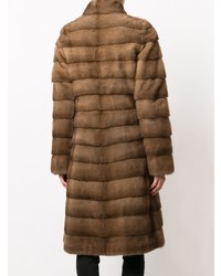 Коричневая шуба от Liska