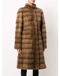 Коричневая шуба от Liska