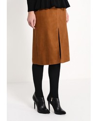 Коричневая юбка-карандаш от Glamorous