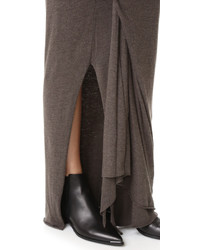 Коричневая юбка от Rick Owens Lilies