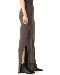 Коричневая юбка от Rick Owens Lilies