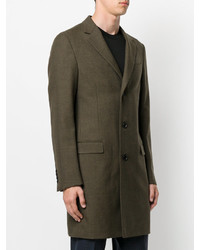 Коричневое длинное пальто от Lanvin