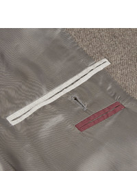 Коричневое длинное пальто от Brunello Cucinelli