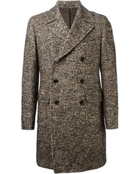 Коричневое длинное пальто от Tagliatore