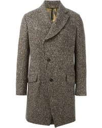 Коричневое длинное пальто от Vivienne Westwood