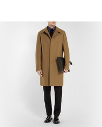 Коричневое длинное пальто от Marni