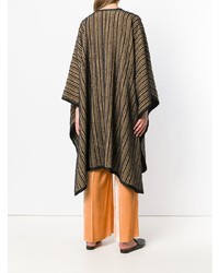 Коричневое пальто-накидка от Forte Forte