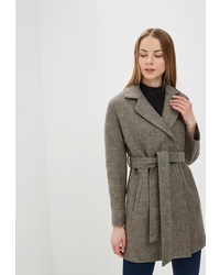 Женское коричневое пальто от Acasta