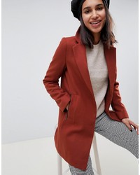 Женское коричневое пальто от ASOS DESIGN