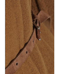 Женское коричневое пальто от Donna Karan