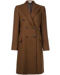 Женское коричневое пальто от Boglioli