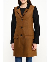 Женское коричневое пальто от Brave Soul