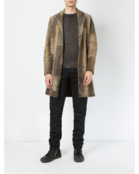 Мужское коричневое пальто от Avant Toi