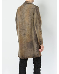 Мужское коричневое пальто от Avant Toi